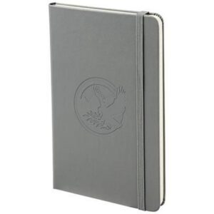 CLASSIC M HARD COVER NOTE BOOK - RULED in Slate Grey