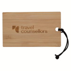 BAMBOO LUGGAGE TAG (STRING)