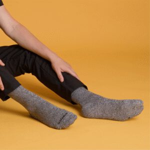 BULK STOCK SIGNATURE GREY SOCKS - TWISTED COTTON