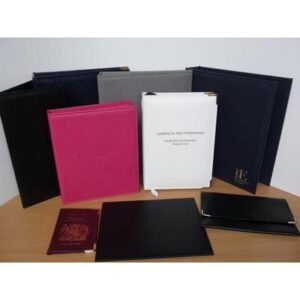 LEATHER OR PU FOLDER