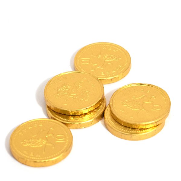 Organza Bag - Chocolate Coins - Image 3