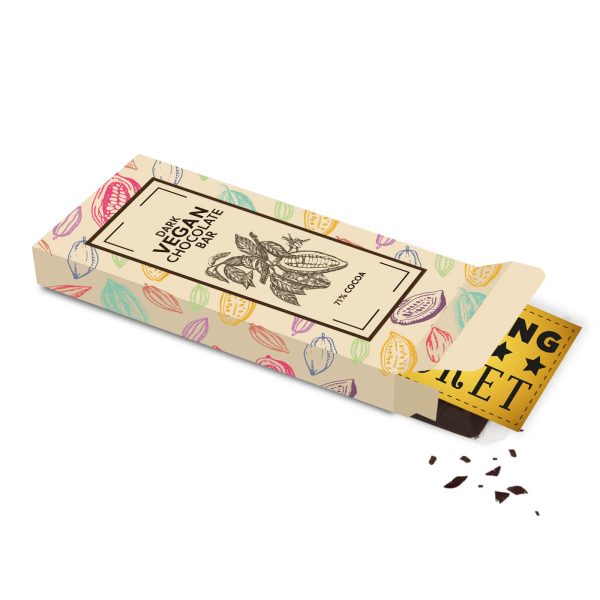 Eco Range - Eco 12 Baton Bar Box - Vegan Dark Chocolate - 70% Cocoa - Image 4