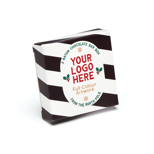 Winter Collection - Eco 3 Baton Bar Box - Milk Chocolate³ - Image 2