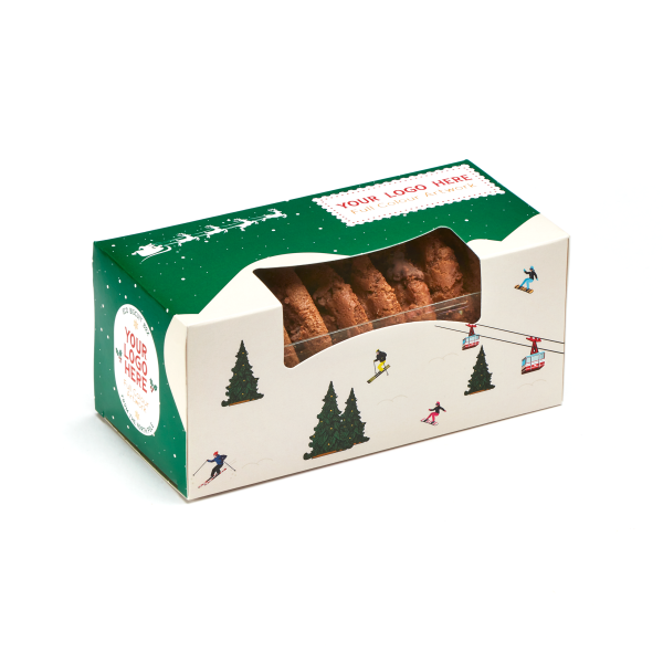 Winter Collection - Eco Biscuit Box - Triple Chocolate Chip Biscuits - Image 2