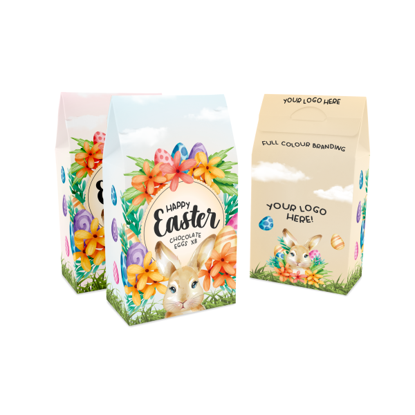 Easter - Eco Carton - Hollow Chocolate Eggs - x8 - Image 2