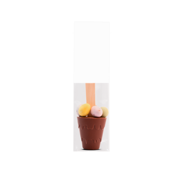 Easter - Eco Info Card - Hot Choc Spoon with Speckled Eggs - Image 3