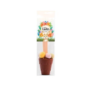 Easter - Eco Info Card - Hot Choc Spoon with Speckled Eggs