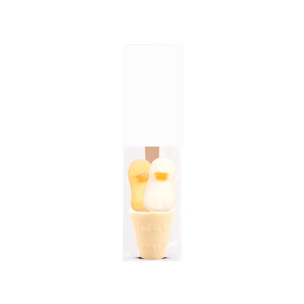 Easter - Eco Info Card - White Hot Chocolate Spoon - Duck Marshmallows - Image 3