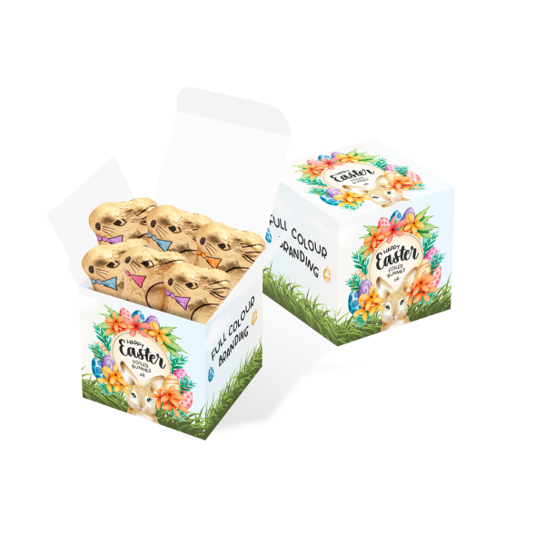 Easter - Eco Maxi Cube - Foiled Bunnies - x6 - Image 2