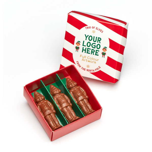 Winter Collection - Eco Treat Box - Trio of Elves - Image 2