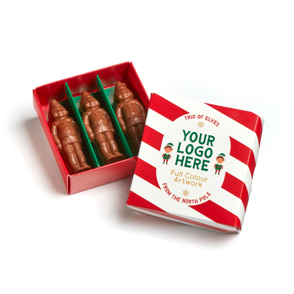 Winter Collection - Eco Treat Box - Trio of Elves - Image 3