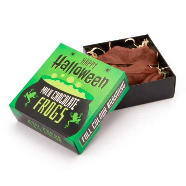 Halloween - Eco Treat Box - Milk Chocolate Frogs - x2 - Image 2