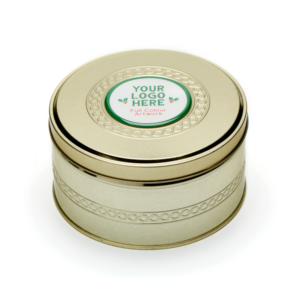 Winter Collection - Gold Treat Tin - Celebrations - Image 2