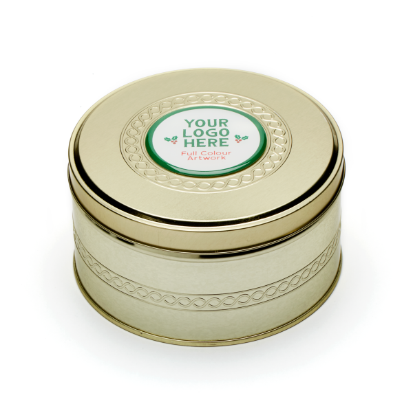 Winter Collection - Gold Treat Tin - Celebrations - Image 2