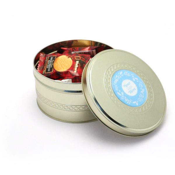 Winter Collection `23 - Gold Treat Tin - Mini Shortbread Biscuits