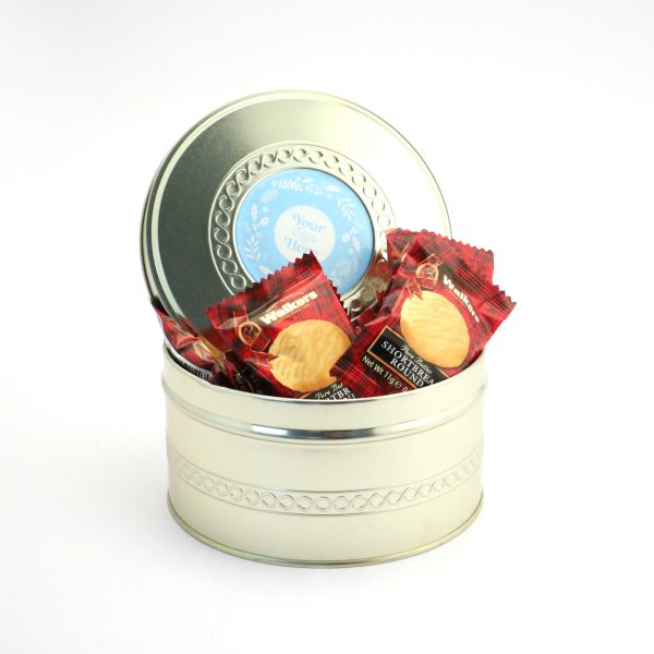 Winter Collection `23 - Gold Treat Tin - Mini Shortbread Biscuits - Image 2