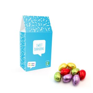 Eco Range - Eco Carton - Hollow Chocolate Eggs - x8