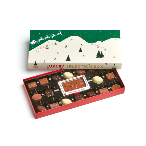Winter Collection - Selection Box - 18x Chocolate Truffles & Bar - Image 2