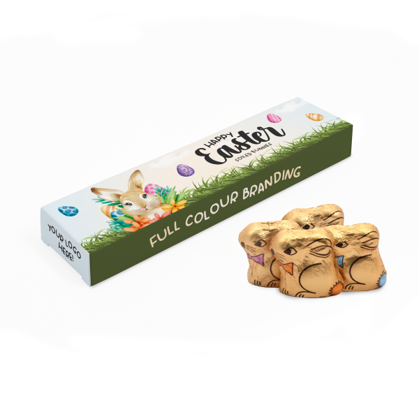 Easter - Eco Slim Box - Foiled Bunnies