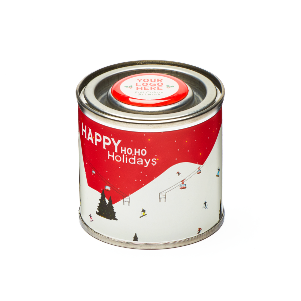 Winter Collection - Small Paint Tin - Solid Chocolate Balls - Image 4