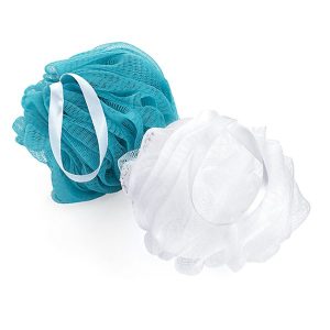 Antibacterial White or Teal Body Sponge (45g)