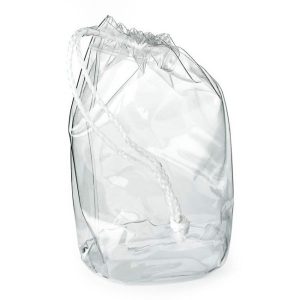 Clear PVC Drawstring Bag