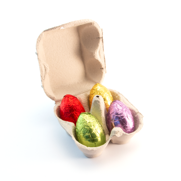 Eco Range - Egg Box - Hollow Chocolate Eggs - Image 2