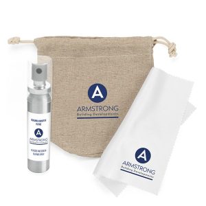 Glasses and Screen Cleaning Set in a Hemp Bag (20ml)
