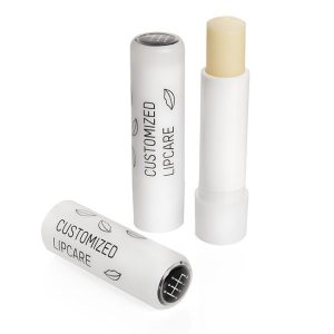 Lip Balm Stick with a Domed Label