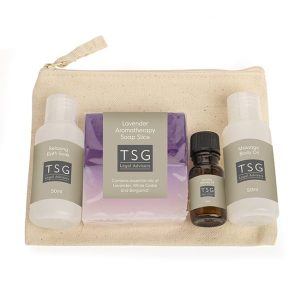 Natural Wellbeing Set in a Cotton Bag