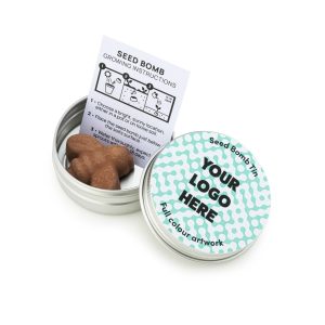 Bee Shaped Seed Bomb Tin