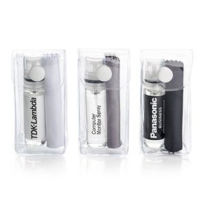 2 Piece Glasses and Screen Cleaning Pocket Sized Kit