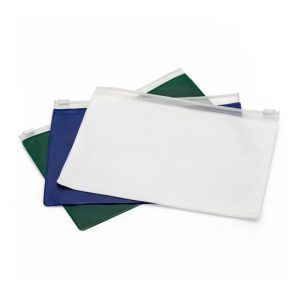 A5 PVC Slide Zippered Pouch