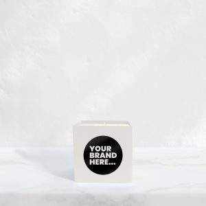 Small Aluminium Vegan Candle - Printed