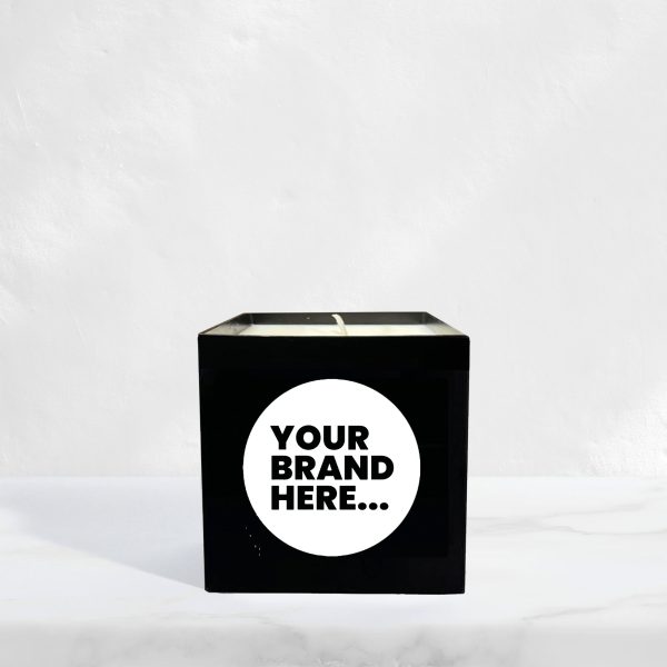 Medium Aluminium Vegan Candle - Printed