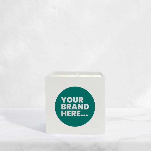 Medium Aluminium Vegan Candle - Printed - Image 2