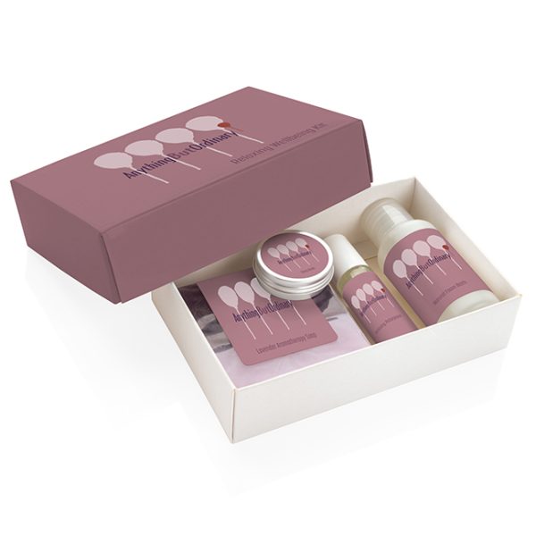 Relaxing Wellbeing Set in a Printed Box - Image 2