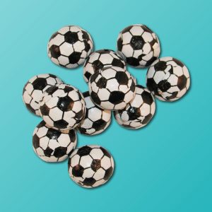 Foiled Chocolate Footballs