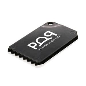 Made in Britain Recycled Business Card Style Ice Scraper