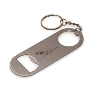 Stainless Steel Bimpson Bottle Opener Keyring