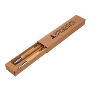 Goa Bamboo Ball Pen and Pencil Set