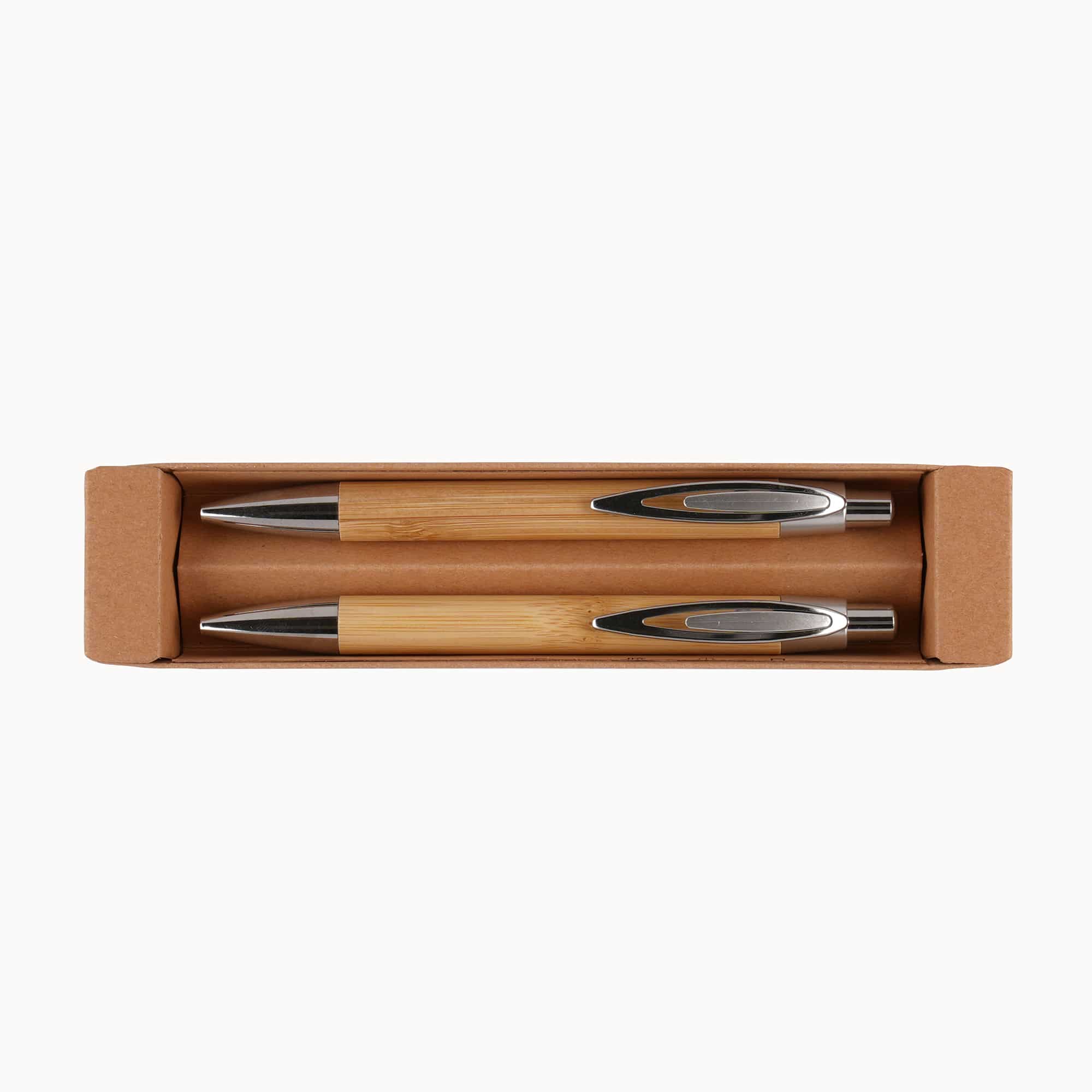 Goa Bamboo Ball Pen and Pencil Set - Image 3