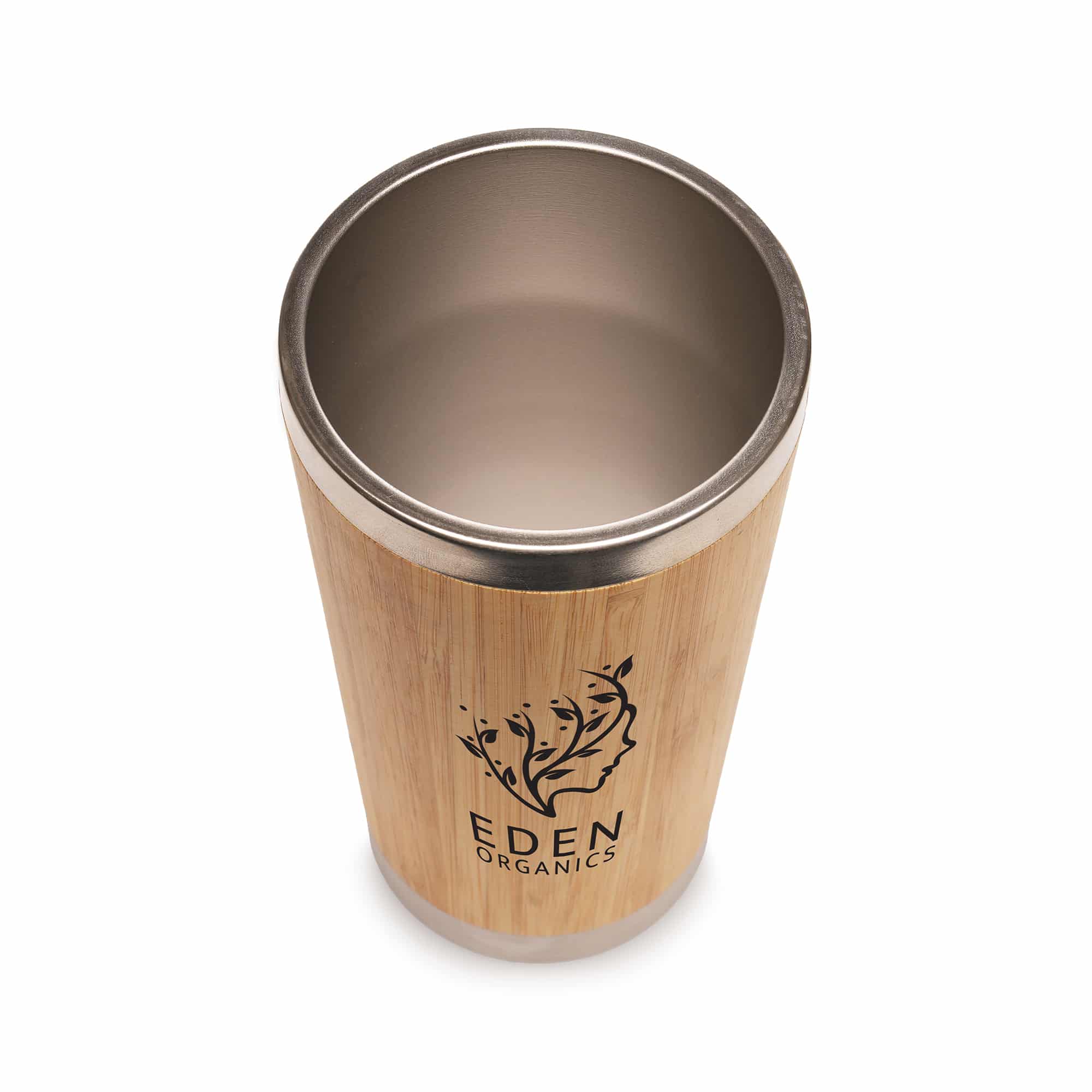 450ml Stainless Steel Bamboo Travel Tumbler - Image 2