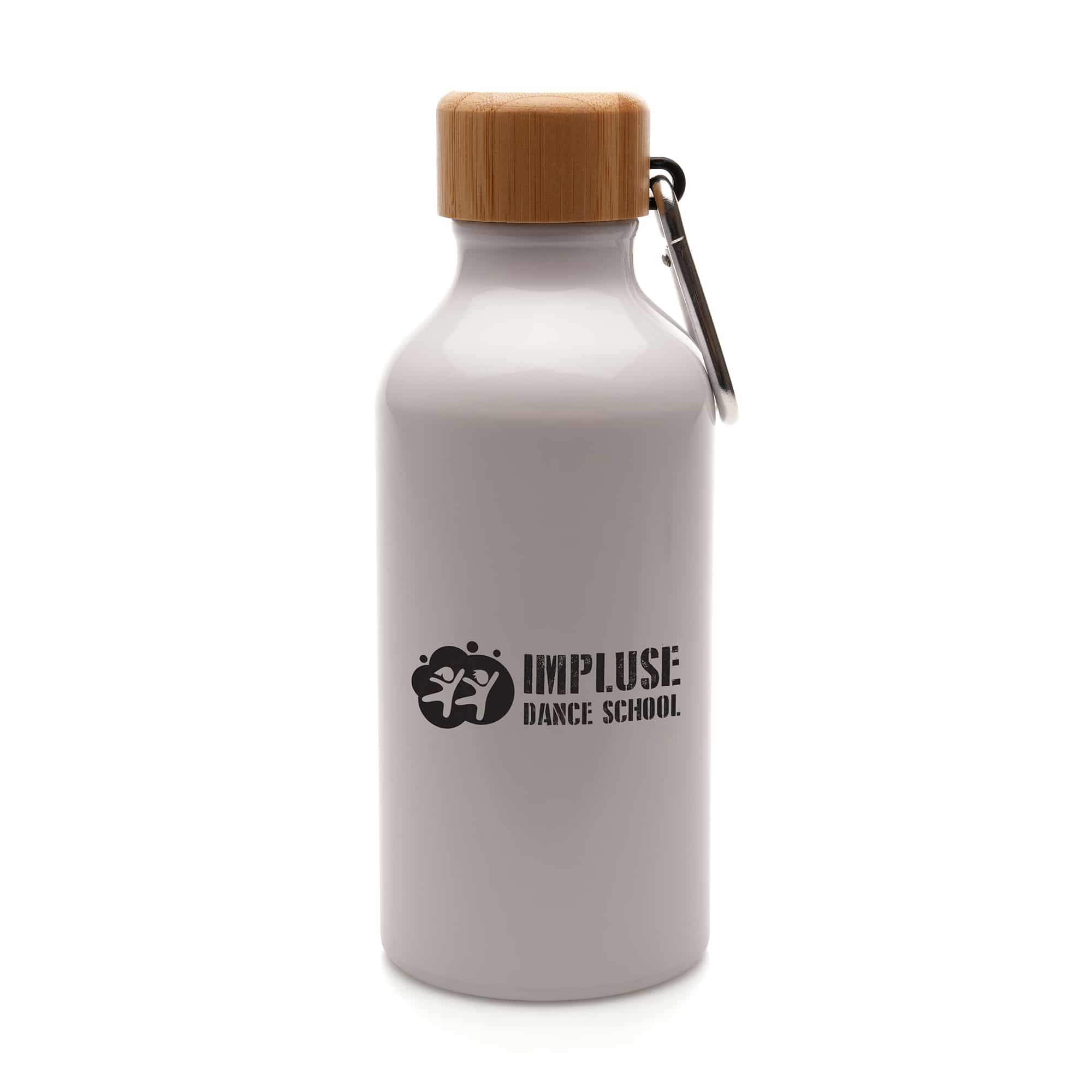 400ml Aluminium and Bamboo Pollock Drinks Bottle - Image 4