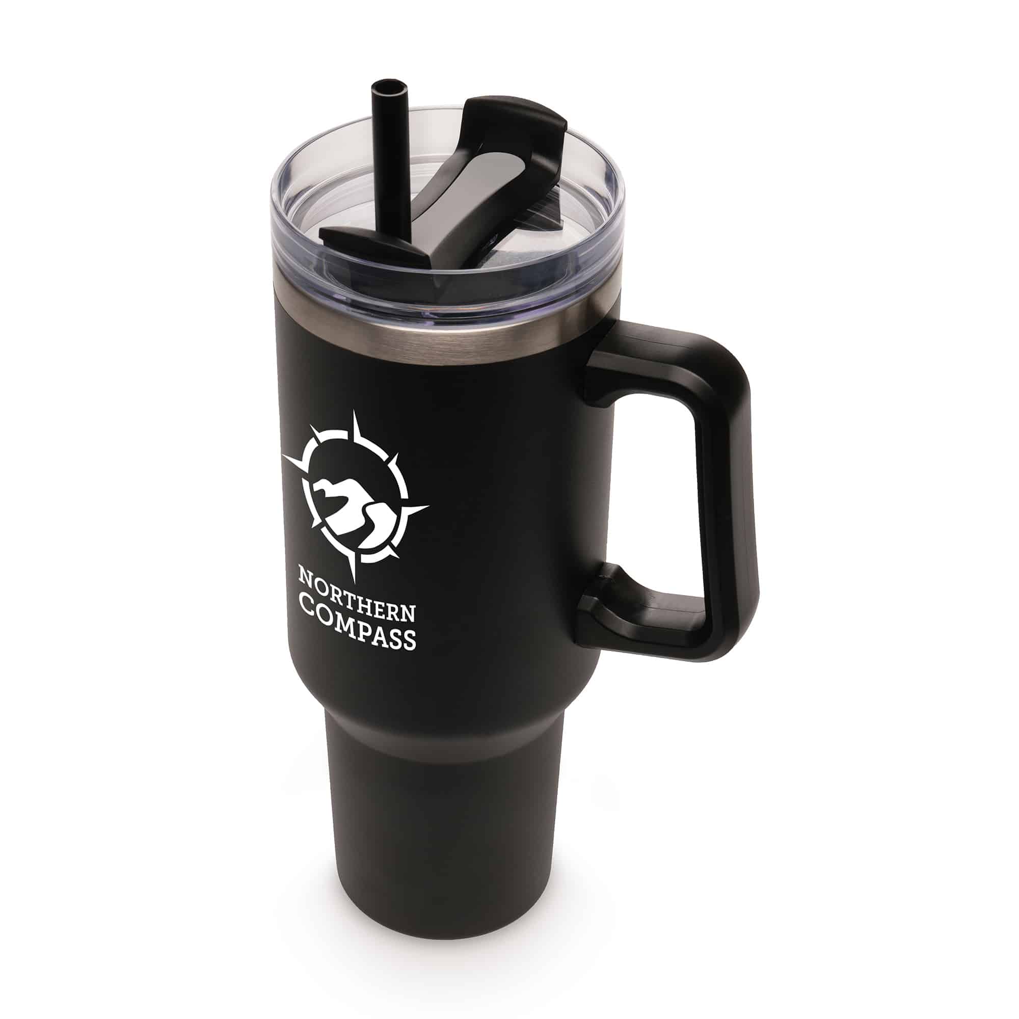 1128ml Everest Stainless Steel Travel Mug - Image 4