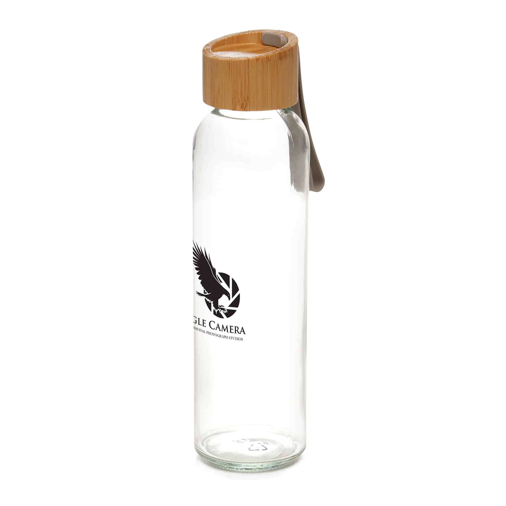 450ml Glass Bamboo Bottle - Image 4