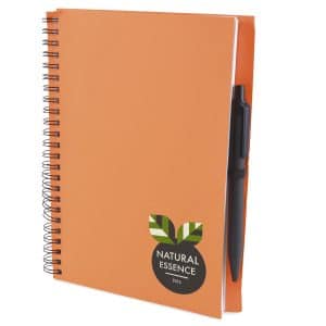 A5 Intimo Recycled Notebook and Pen.