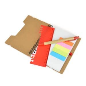 3-IN-1 NATURAL NOTEBOOK WITH RECYCLED PAPER