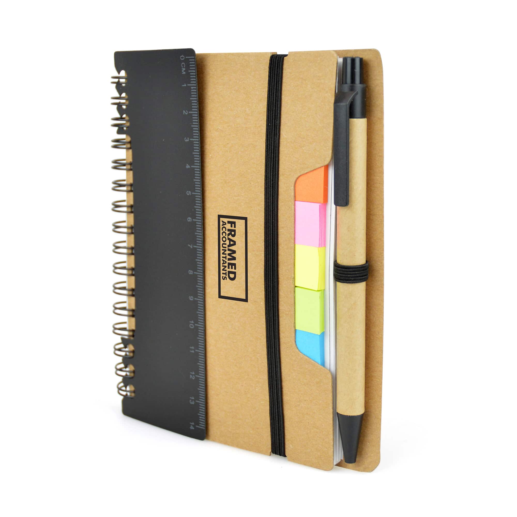3-IN-1 NATURAL NOTEBOOK WITH RECYCLED PAPER - Image 3