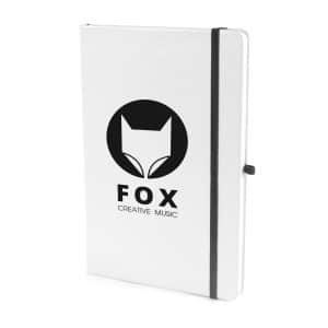 A5 White PU Notebook